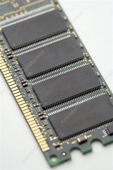 Computer memory chips - Stock Image - C002/5197 - Science Photo Library