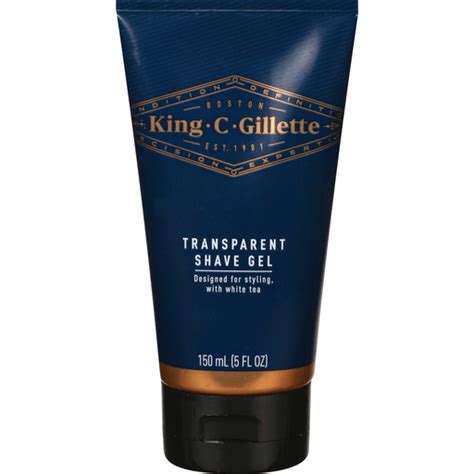 King C Gillette Shave Gel, Transparent | Shaving Cream & Gel | Town & Country Market