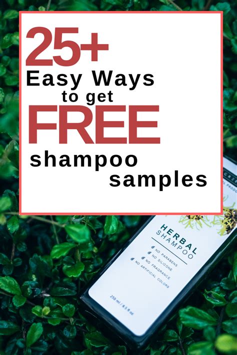 25+ Easy Ways to Get Free Shampoo Samples (100% Free)