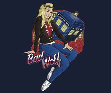 Doctor Who Rose Tyler Bad Wolf T-Shirt