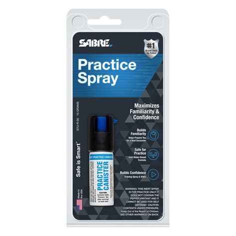 SABRE Water Practice Pepper Spray with Twist Lock | SABRE