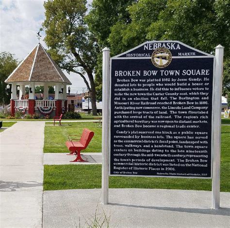 Marker Monday: Broken Bow Town Square - Nebraska State Historical Society