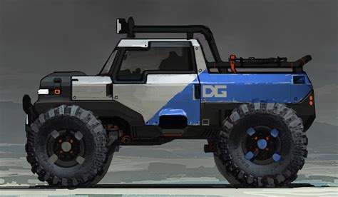 Small Off Road Truck, Danny Gardner on ArtStation at https://www.artstation.com/artwork/XxBWy ...