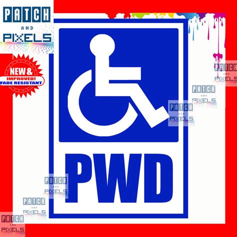 PWD Sticker PVC Metal Sheet Sign/Poster | Lazada PH