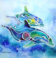 Dolphin paintings