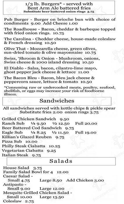 Menu at da Vinci's Restaurant, Frankenmuth