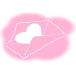 Blue heart badge vector drawing | Free SVG