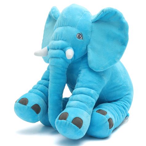 Elephant Doll Pillow Long Nose Soft Plush Stuff Toys Stuffed Animal ...