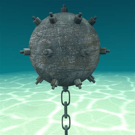 watermine bomb 3d model