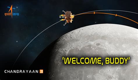 Chandrayaan-3's Lander Gets Special Welcome Message from Chandrayaan-2 ...