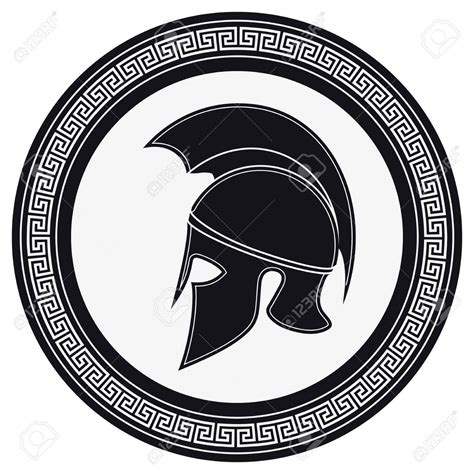 Greek Helmet Drawing at GetDrawings | Free download