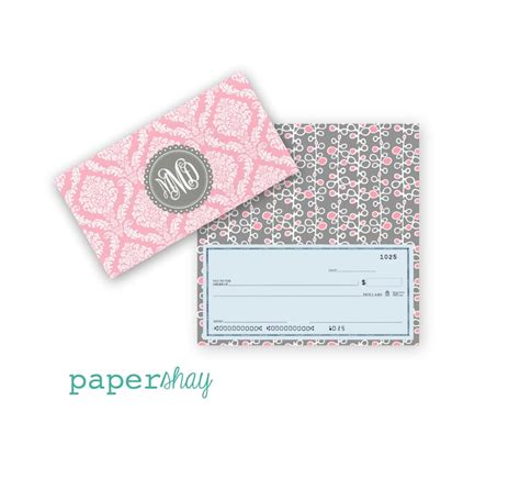 Checkbook Cover Monogrammed Vinyl Checkbook Cover Duplicate | Etsy