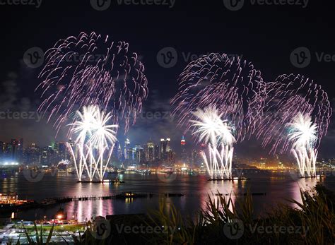 New York City Manhattan fireworks 8333074 Stock Photo at Vecteezy