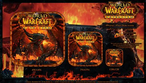 WoW Cataclysm iPad-Style Icons by Crussong on DeviantArt