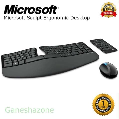 Promo Microsoft Sculpt Ergonomic Desktop Bluetooth Keyboard Mouse Diskon 23% di Seller Sisbro ...