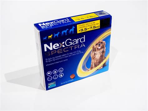 Nexgard Spectra Yellow (3.5-7.5kg) - Hillside Veterinary Surgery