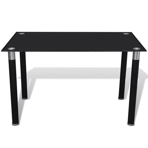 Black Glass Top Dining Table | vidaXL.com.au