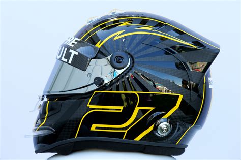 F1 Champions — The helmet of Nico Hulkenberg (GER) Renault Sport...