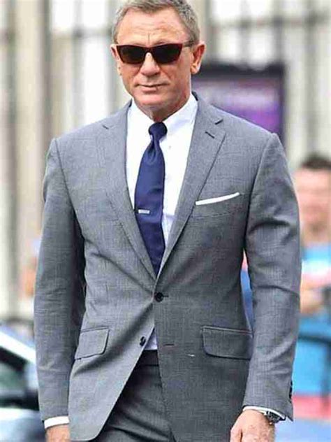 James Bond Grey Suit from No Time To Die - The Movie Fashion