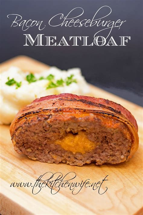 Bacon Cheeseburger Meatloaf Recipe - The Kitchen Wife