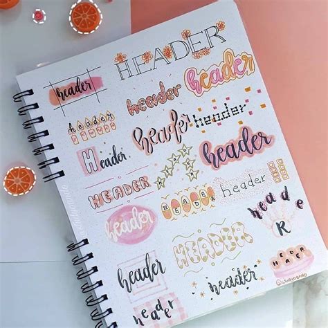 These amazing journal header title was created by @studyoando on IG. Stationery weekly sale🔥 ...