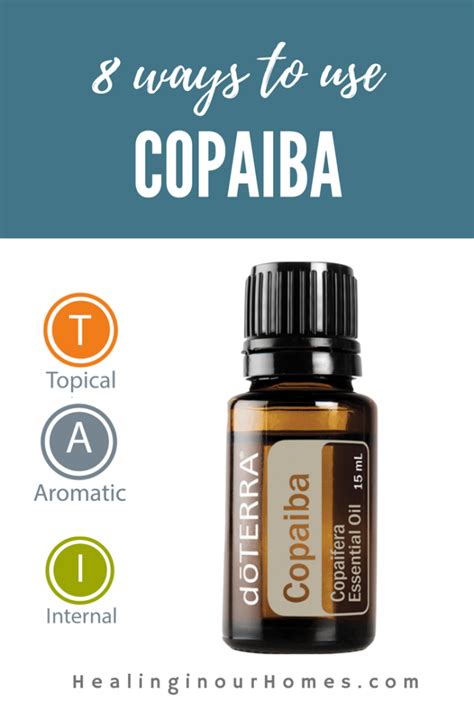 How to use Copaiba essential oil | Healing in our Homes - Healing in ...