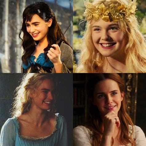 Disney Princesses smiling. (SNOW WHITE FROM MIRROR MIRROR IS NOT DISNEY) | Disney live action ...