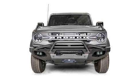 Fab Fours Matrix Front Bumper With Pre-Runner For 2021+ Ford Bronco ...