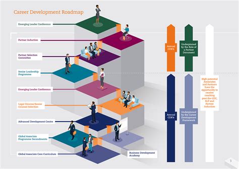 Career development roadmap on Behance