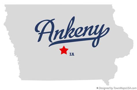 Map of Ankeny, IA, Iowa