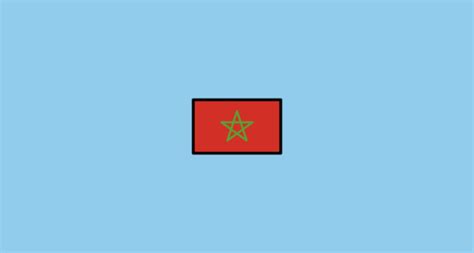 🇲🇦 Flag: Morocco Emoji on OpenMoji 14.0