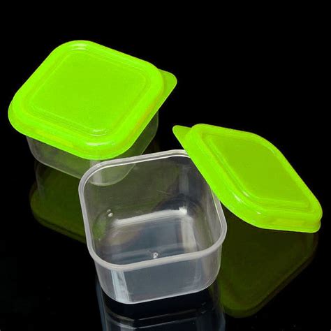 Mini Square Plastic Food Freezer Kitchen Storage Container with Lid | Plastic container storage ...