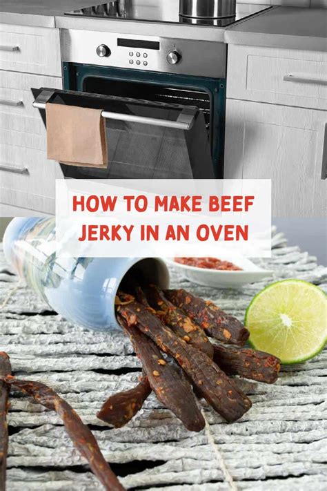 How to Make Beef Jerky in the Oven | Recipe | Oven jerky, Oven beef ...