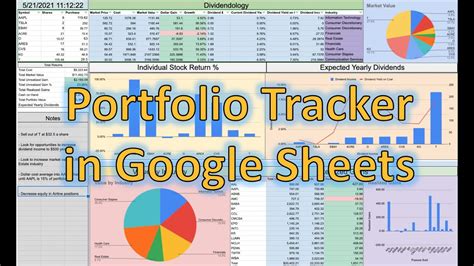 How to Create a Stock Portfolio Tracker in Google Sheets (Step by Step) - YouTube