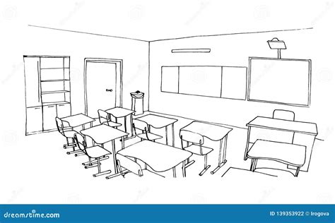 Share more than 84 classroom sketch with students best - seven.edu.vn