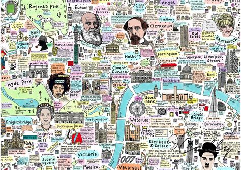 This Illustrated Map Of London Will Teach You Something New With Every Glance - Secret London