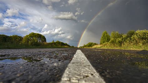 Rainbow after Rain 1920 x 1080 HDTV 1080p Wallpaper