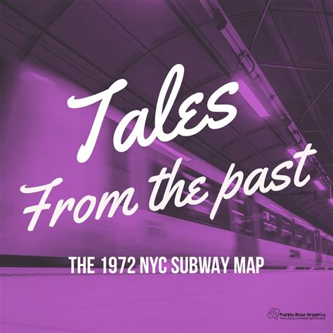 1972 NYC Subway Map | Purple Rose Graphics