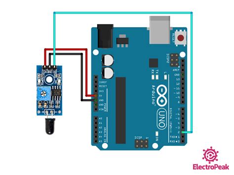 Interfacing IR Flame Sensor with Arduino - Electropeak