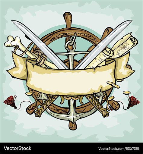 Pirate logo design Royalty Free Vector Image - VectorStock