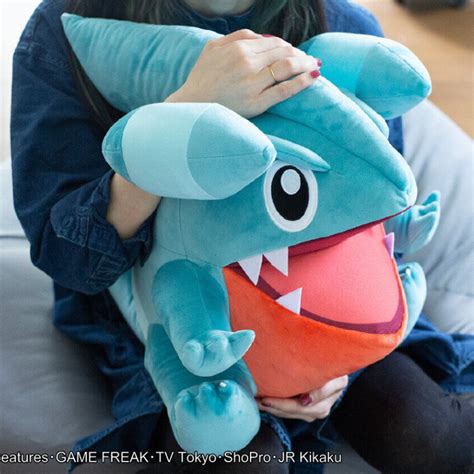 meccha japan just put out a tweet about a new gible plush (pc cushion ...