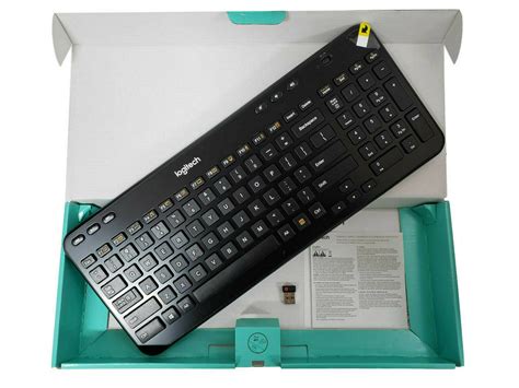 Logitech K360 Advanced Wireless Compact Keyboard USB Unifying 920 ...