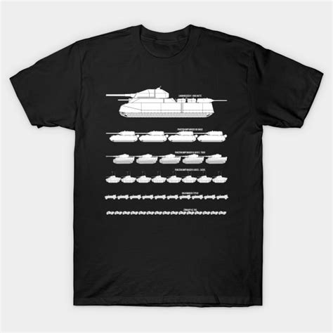Comparison of German WW2 tank sizes - Ww2 Tanks - T-Shirt | TeePublic