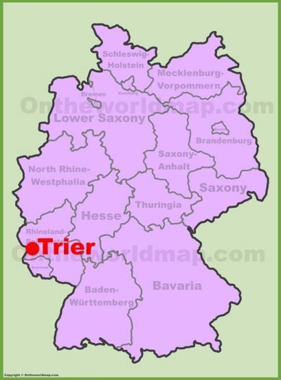 Trier Maps | Germany | Maps of Trier