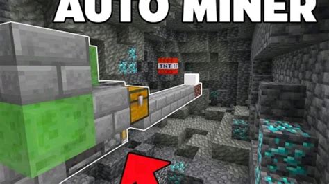 Auto miner Minecraft bedrock - YouTube