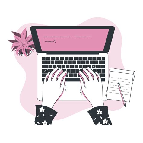 Typing by Freepik Storyset #svg #png #illustration#communication #computer #laptop #typing ...