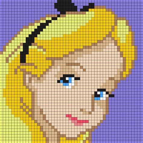 Alice In Wonderland (Square Grid Pattern) | Disney cross stitch ...