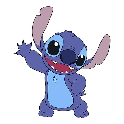 How to Draw Stitch from Lilo and Stitch - Really Easy Drawing Tutorial