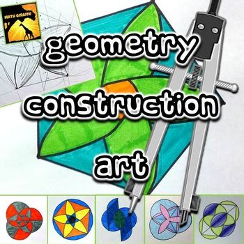 Geometry Construction Art by Math Giraffe | Teachers Pay Teachers