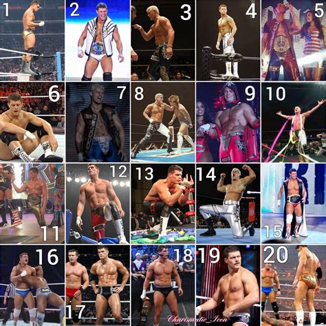 Ranking my favourite Cody Rhodes attire. What are some of your ...